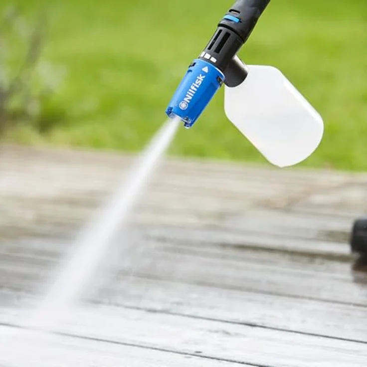 Nilfisk Super Schaumsprüher-Aufsatz für Druckreiniger kompatibel mit Nilfisk Druckreinigern ideal für die Reinigung von Außenbereichen, Autos, Terrassen, Garten und mehr – Bild 7