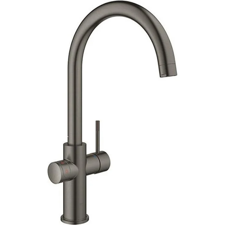 Grohe Küchenarmatur Red Duo C-Auslauf, Hochdruck mit 100°C Wasser, Boiler M