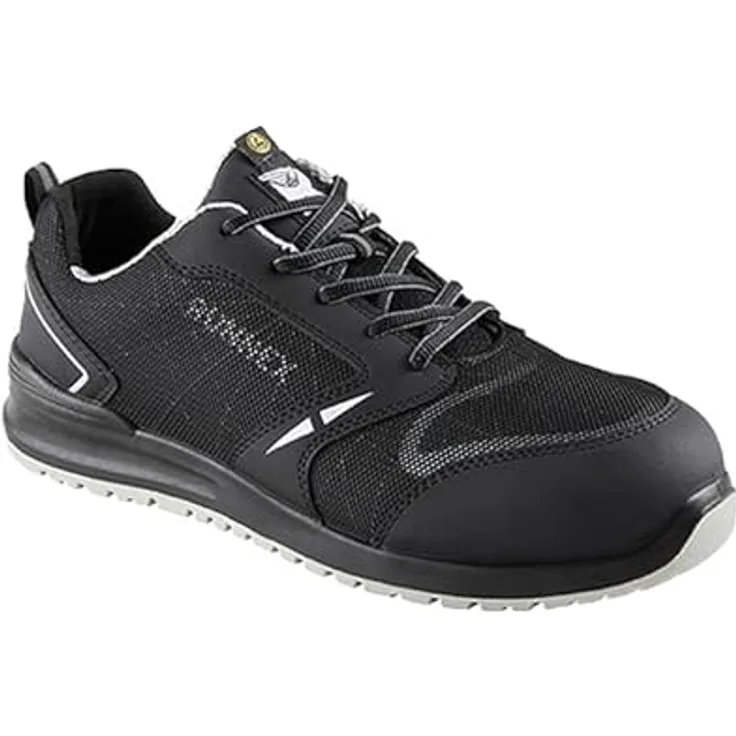 RUNNEX SportStar S1PS, Sicherheitsschuh mit Composite-Zehenschutz, metallfrei, reflektierenden Applikationen, PU-Sohle, ESD-fähig, modisches Design