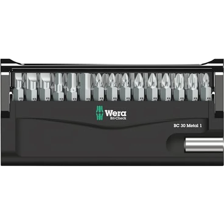 Wera Kraftform Kompakt 28 + Bit-Check 30 Metal 1, 36-teilig, ergonomisches Werkzeug-Set mit zähharten Bits und Universalhalter – Bild 3