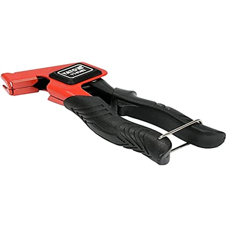 YATO YT-51452 Nietpistole für Spreizdübel, schwarz-rot, aus PVC und Stahl, 175 mm breit – Bild 1