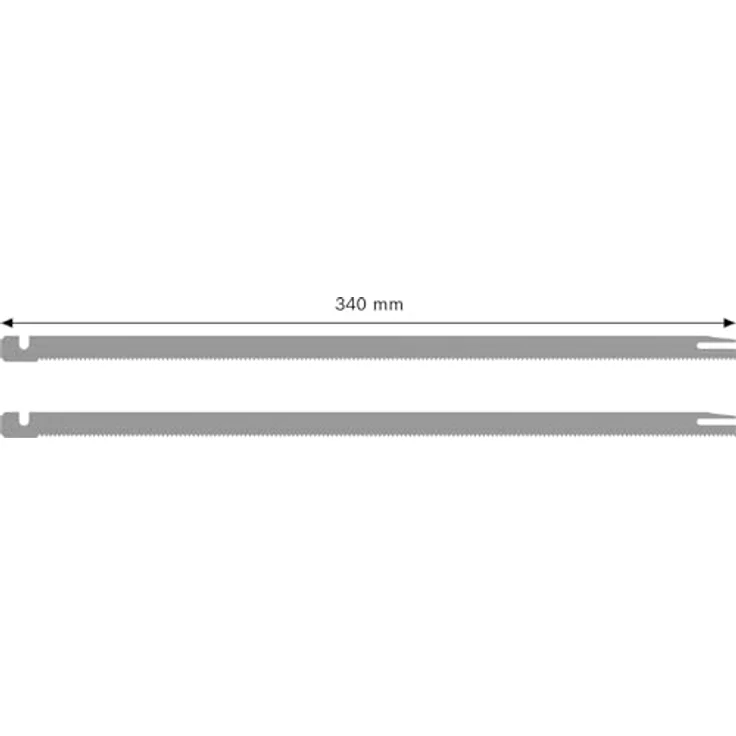 Bosch Professional Zubehör 2607018012 2tlg. Sägeblatt-Set – Bild 5