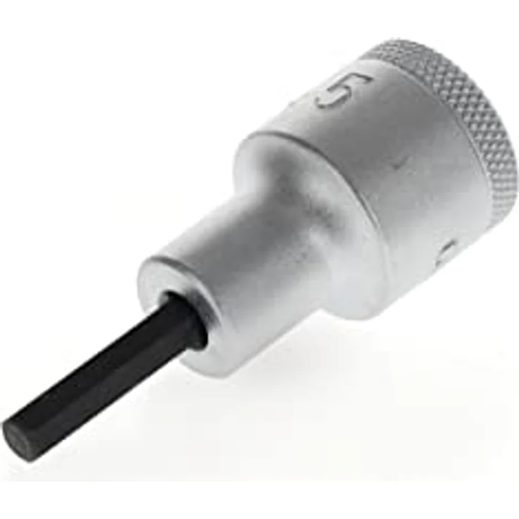 Gedore Bit- und Steckschlüsselset 1/2″ Innen-6-kant, Schraubendrehereinsatz 5 mm, Schwarz – Bild 1