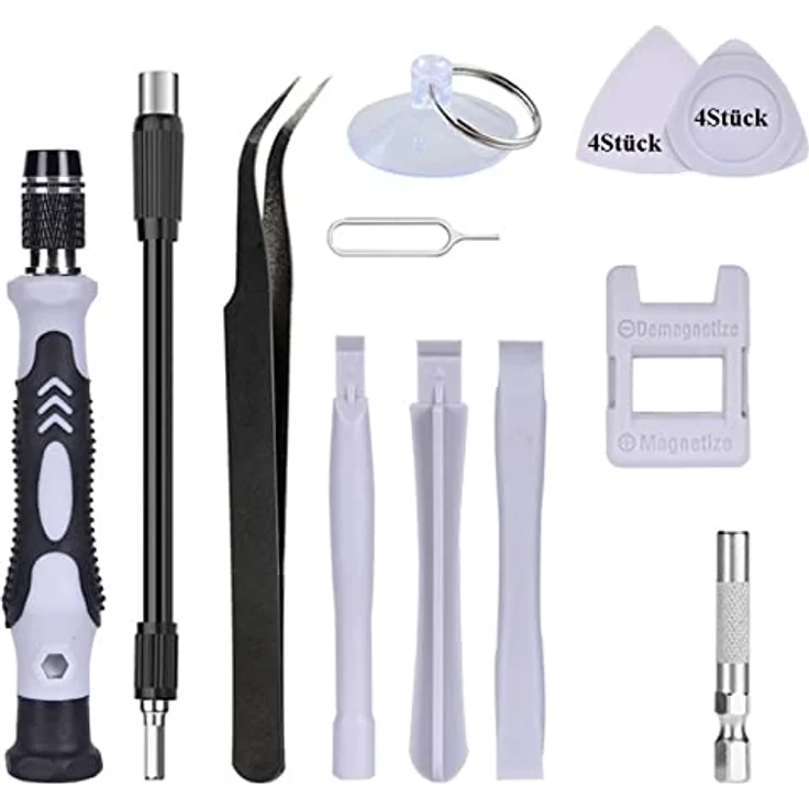 BAYLI Werkzeugkoffer 115 Teiliges Handy Reparatur Werkzeugset, Feinmechaniker Präzisions – Bild 4