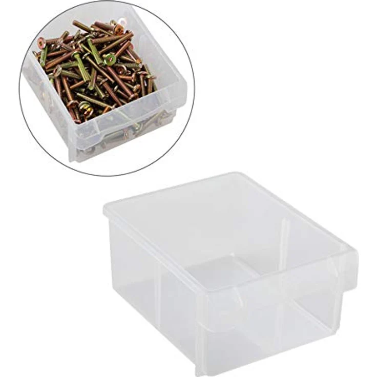 Monzana Kleinteilemagazin Sortimentskasten erweiterbar 8 Fächer Sortierbox für Kleinteile Aufbewahrungsbox Werkstatt – Bild 5