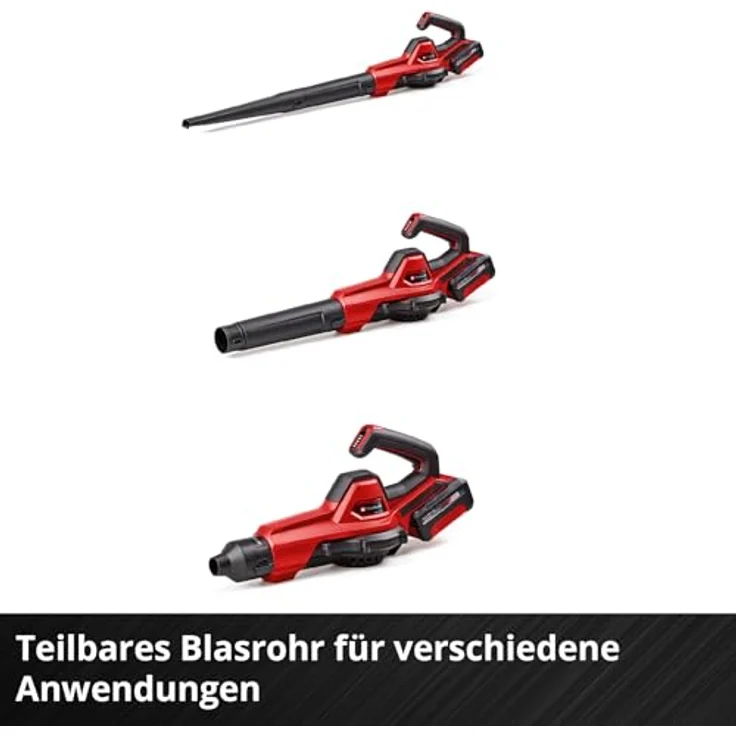 Einhell Akku-Laubbläser GE-UB 18/250 Li E, inkl. Akku, Ladegerät und 3 Blasaufsätzen, kabellose Freiheit und vielseitige Anwendungsmöglichkeiten – Bild 6