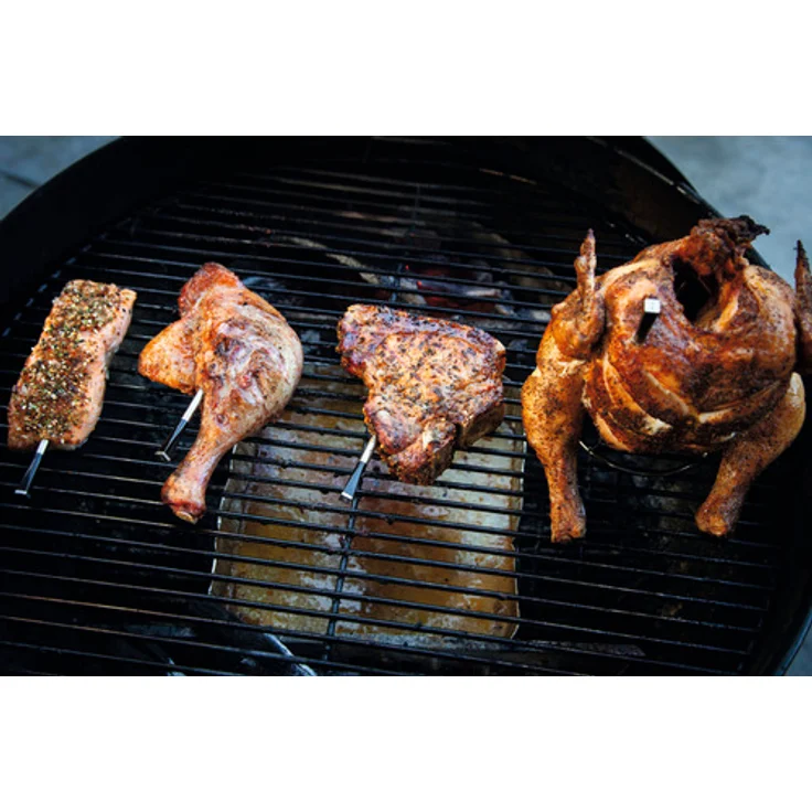 MEATER Block - 4x kabelloses WLAN Grillthermometer mit 50 m Reichweite für Ofen, Grill, Pfanne und Rotisserie, perfekter Fleischgenuss via App Kabellos Digital – Bild 4