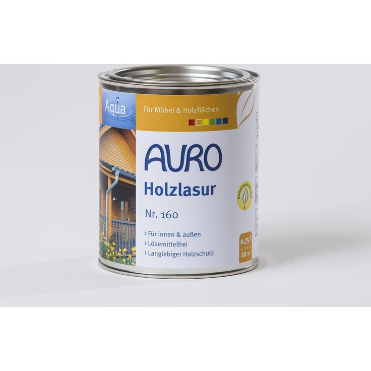 Auro Holzlasur Aqua weiß 0,75 L