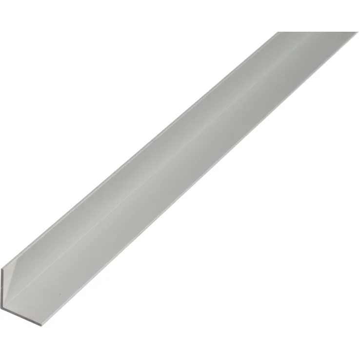 Alberts Winkelprofil | Aluminium, silberfarbig eloxiert | 1000 x 10 x 10 mm 
(473617)