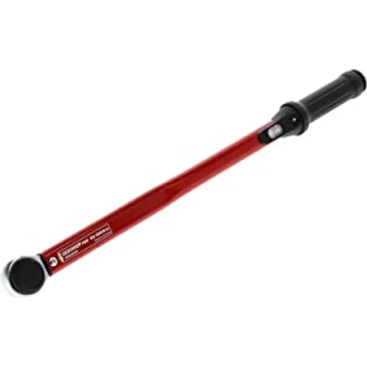 GEDORE red Drehmomentschlüssel für Links- und Rechtsgewinde, 1-2 Zoll, 60-300 Nm, Stahlrohr, Rot-Schwarz