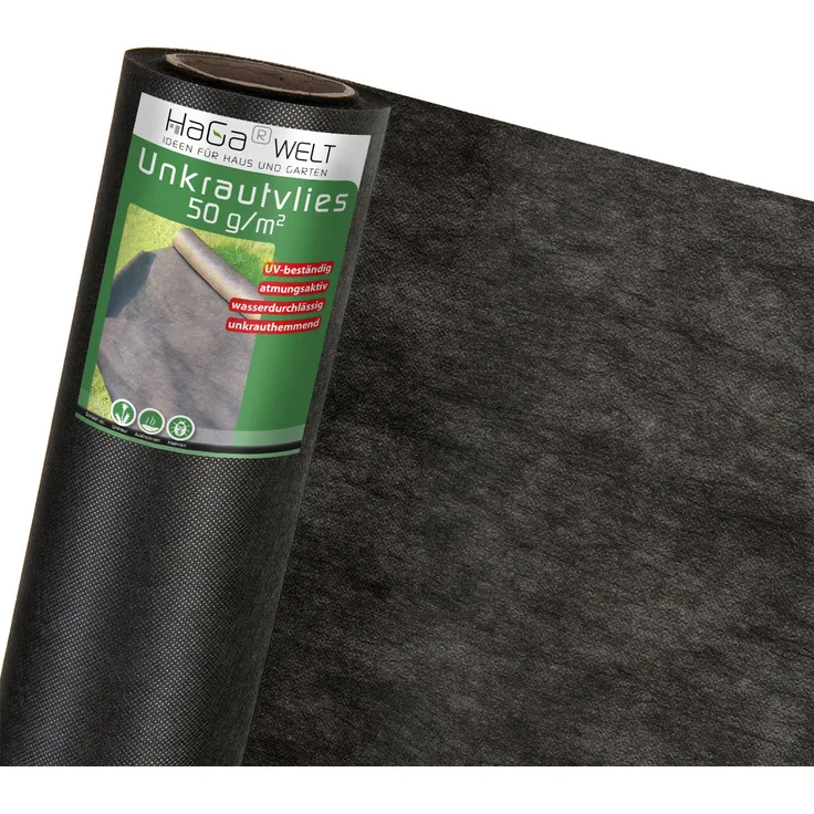 GARTENVLIES 50g-m² in 3,2m Br. (Meterware) Vlies Unkrautvlies Unkrautfolie