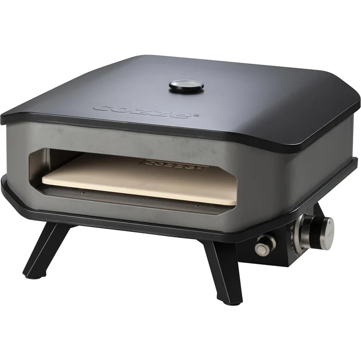 cozze 13“ Pizzaofen für Gas mit Thermometer und Pizzastein 5,0 kW – Bild 1