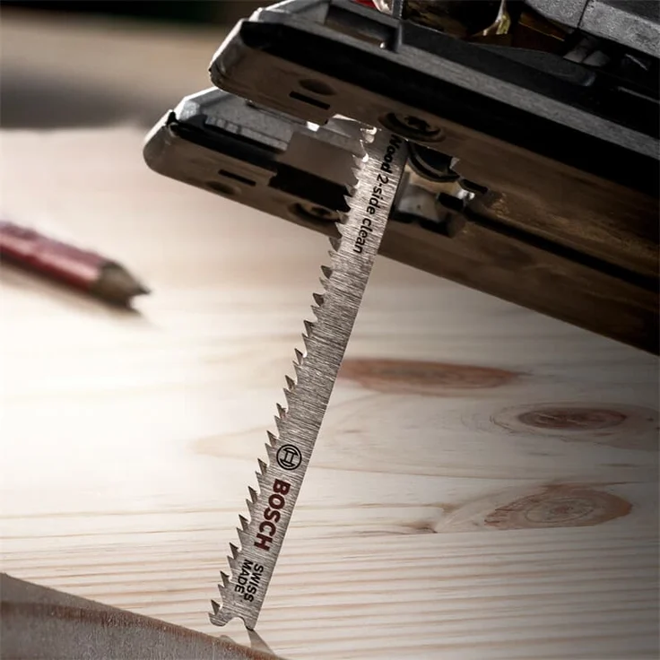 Bosch Stichsägeblatt Wood 2-side clean T 308 BP Gesamtlänge 117 mm Zahnteilung 2,2 mm – Bild 8