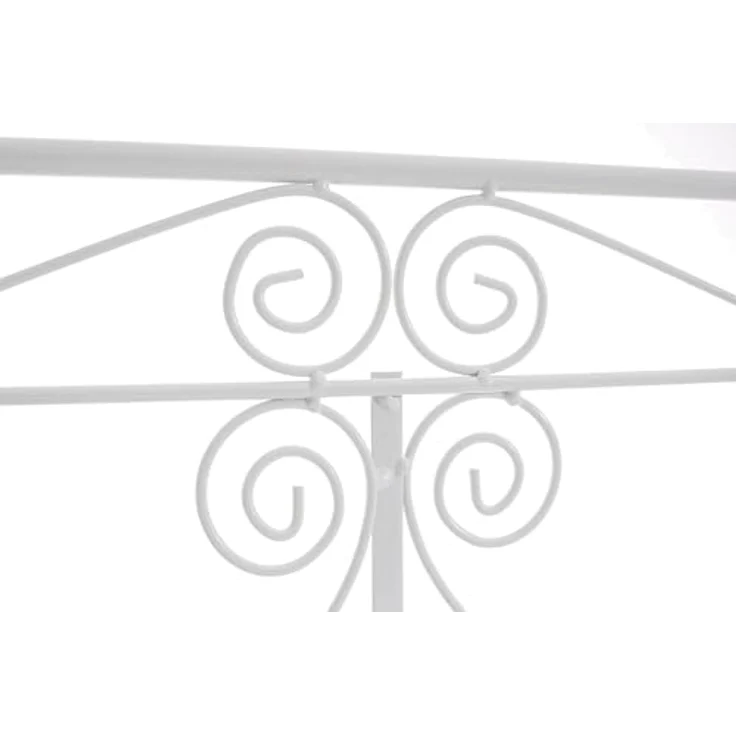 CLP Standregal Ciara, klappbares Spalier im Landhausstil, pulverbeschichtet - Weiß – Bild 6