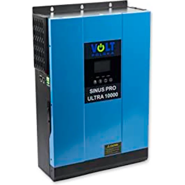 Volt Polska Sinus PRO Ultra 10000 48/230V (5000/1000W) + 80A MPPT (145V), Solar-Wechselrichter mit 10000VA Gesamtleistung, in Schwarz – Bild 2