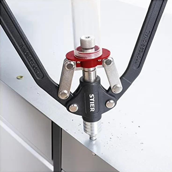 STIER Universal-Nietzangen-Satz, 11-teilig, für Blindnieten und Blindnietmuttern, inklusive Maulschlüsselsatz, aus hochwertigem Stahl – Bild 5