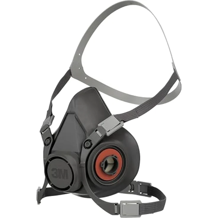 3M Mehrweg-Halbmaske 6300L Maskenkörper ohne Filter , Größe L, Atemschutz, 1 Stück – Bild 2