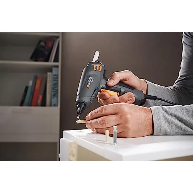 Steinel Klebepistole GlueMatic 3011 Set, inkl. ø11mm Klebesticks, Düse wechselbar, ideal für Reparaturen und zum Basteln – Bild 4