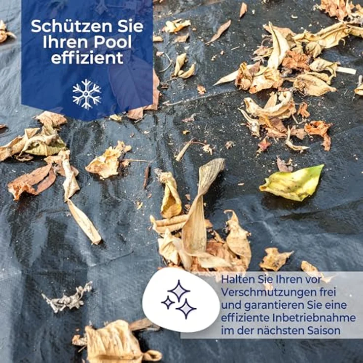 Gre CIPR351 - Cubierta de invierno para piscinas redondas, Ø3.5 m, 120 gr/m² – Bild 6