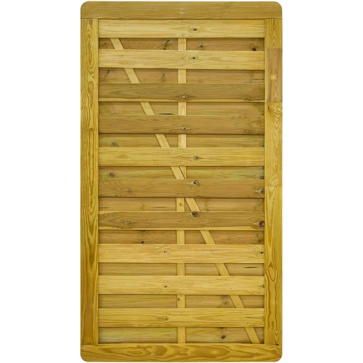 GartenLand Gartentor Vario, Zauneinzeltür 100x180 cm aus Kiefernholz, kesseldruckimprägniert, ohne Pfosten & Beschlagset