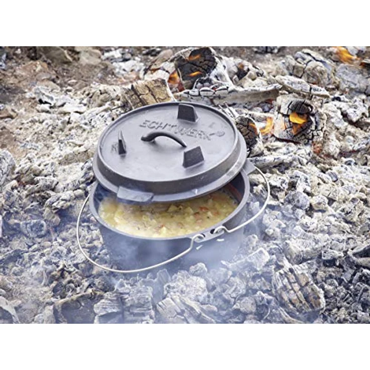 Echtwerk Gusseisen Dutch Oven 8 Liter Feuertopf – Bild 6