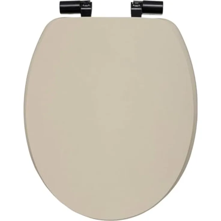 5five WC-Sitz "Onyx" Leinen, beige Design mit hoher Sitzkomfort