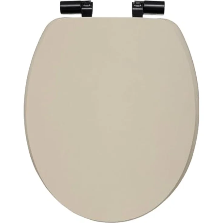 5five WC-Sitz "Onyx" Leinen, beige Design mit hoher Sitzkomfort – Bild 1