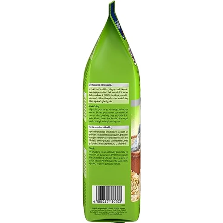 Vitakraft Sandy, feine Mineralsand, für Chinchillas, für Degus, für Rennmäuse, besonders fellschonend (1x 1kg) - Preisvergleich – Bild 4