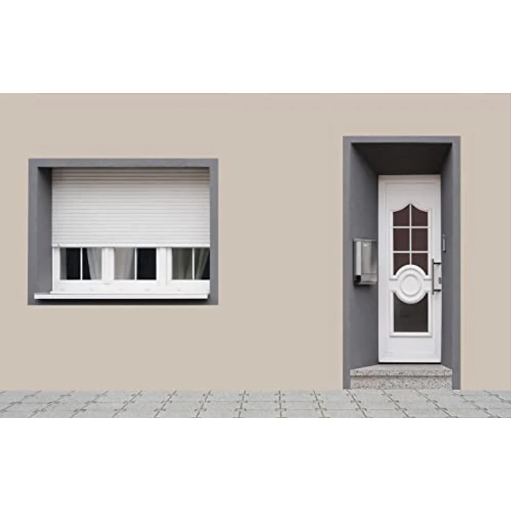 RyFo Colors Silikonharz Fassadenfarbe Lotuseffekt Trend Kaschmirgrau 3l - bunte Fassadenfarbe, weitere Grau Farbtöne und Größen erhältlich, Deckkraft Klasse 1 – Bild 3