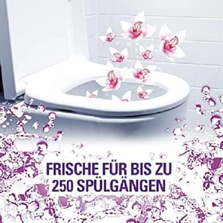 CILLIT BANG 6in1 WC-Duftspüler Wilde Orchidee Allzweckreiniger, Toilettenreiniger in frischem Lila – Bild 4