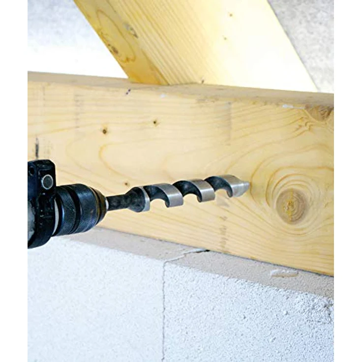 Heller Tools 398 Lewis Schlangenbohrer, Ø 16 mm, selbst einziehende Gewindespitze, hohe Vortriebsleistung, gehärtete Schneidkante, ideal für Akku-Maschinen – Bild 4
