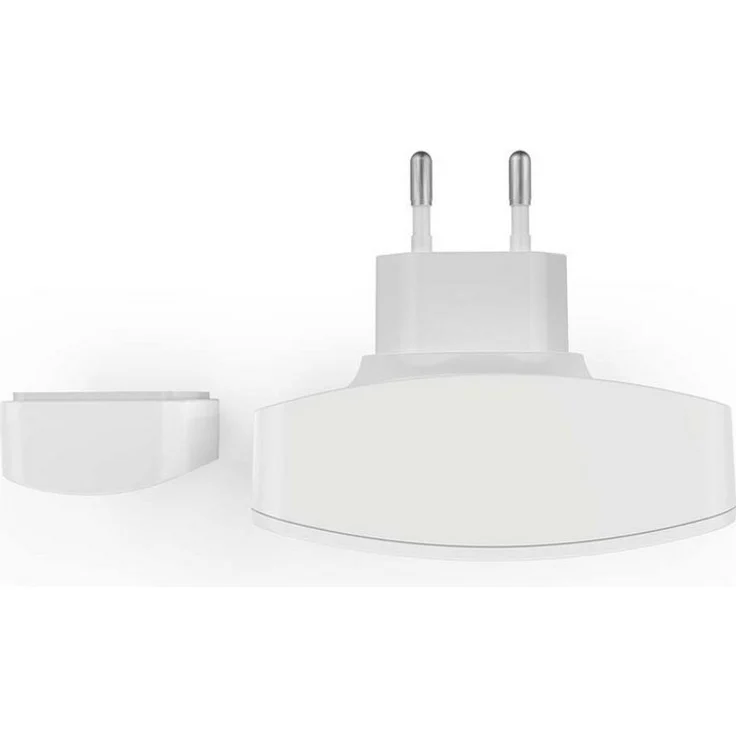 Nedis Smart Home Türklingel WIFIDB11CWT, Wi-Fi mit 60 Melodien und anpassbaren Alarmen, Plug-in-Gong