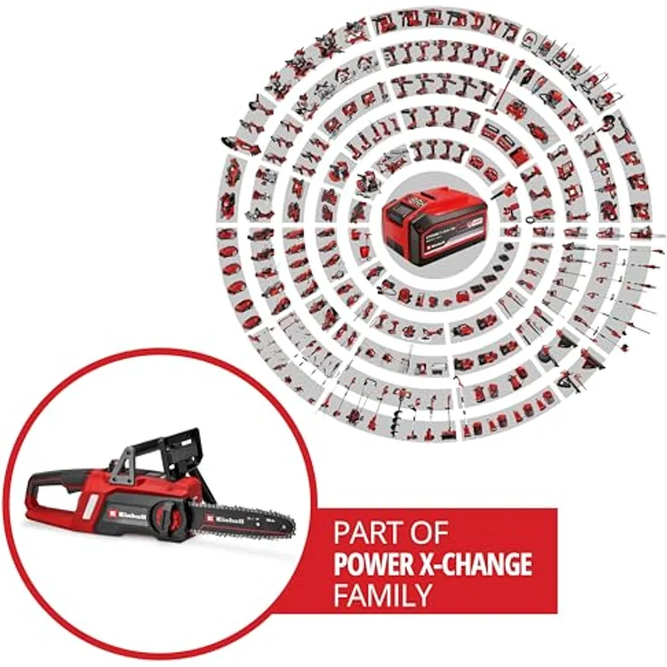 Einhell GE-LC 18/25 Li BL Solo, Akku Kettensäge mit 25 cm Schwertlänge und bürstenlosem Motor – Bild 2