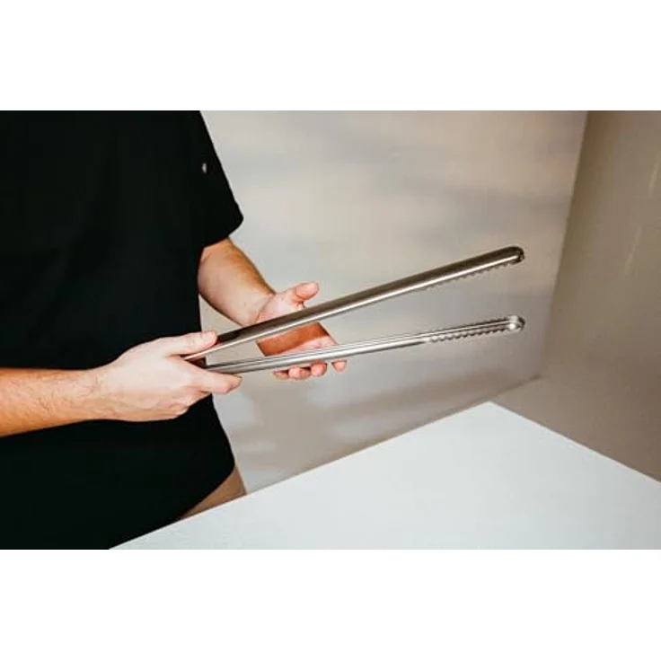 Gozney Fuel Tongs 19.5", Edelstahl Holz- und Kohlezang, langes Griffwerkzeug für Pizzaöfen, Feuermanagement (nicht für Lebensmittelgebrauch) – Bild 4