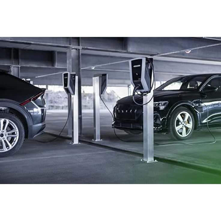 Amperfied Heidelberg Wallbox Connect Business, Elektroauto Ladestation mit bis 11 kW Ausgangsleistung, 5 m Kabel, RFID-Kartenautorisierung, MID-Energiezähler, blau – Bild 4