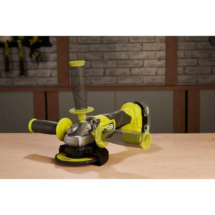 Ryobi RYOBI 18 V ONE+ Brushless Akku-Winkelschleifer RAG18BL-0, leistungsstarker bürstenloser Motor, 125 mm Scheibendurchmesser, ohne Akku & Ladegerät – Bild 5