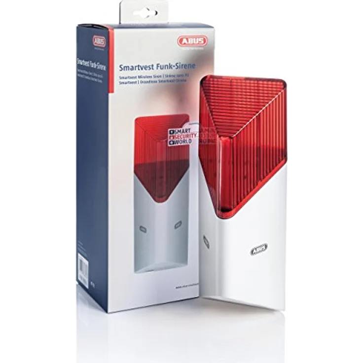ABUS Funk-Sirene Smartvest für Funk-Alarmanlage | bis zu 100 db LautsTürke | Innen- und Außen-Montage | Batteriebetrieben | weiß | 38832 - Preisvergleich – Bild 4