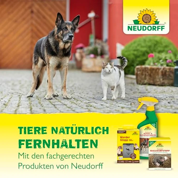 Neudorff Protectan Hunde-Schreck 200 g, langanhaltendes Hundeabwehr-Granulat, deckt 13 m ab, mit natürlichen Duftstoffen – Bild 7