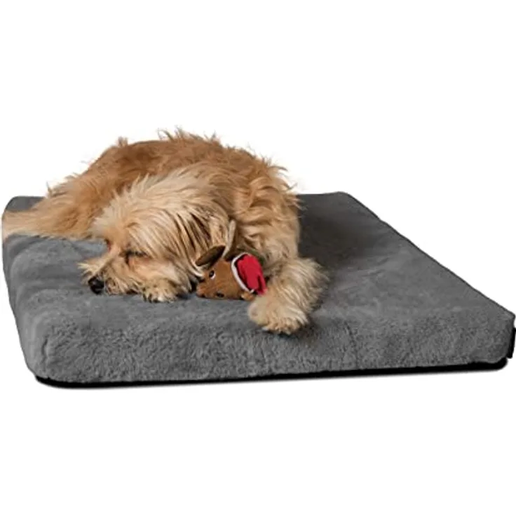 TrendPet VitaMedog - Viskoelastische Matratze Hundebett für Hunde grau (50x35cm)