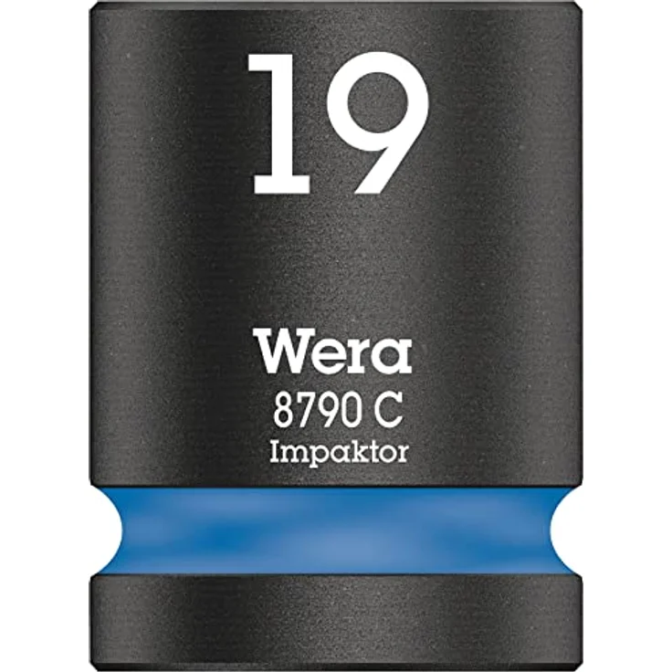 Wera 8790 C Impaktor Steckschlüsseleinsatz, 1/2″-Antrieb für Elektro- und Druckluft-Schlagschrauber, mit Take it easy Werkzeugfinder – Bild 1