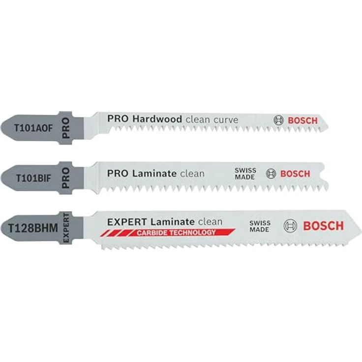 Bosch Professional Sägeblattsatz RBP-15ER SET (2607011947), 15 Stück für präzises Schneiden von Laminat und Holz – Bild 1
