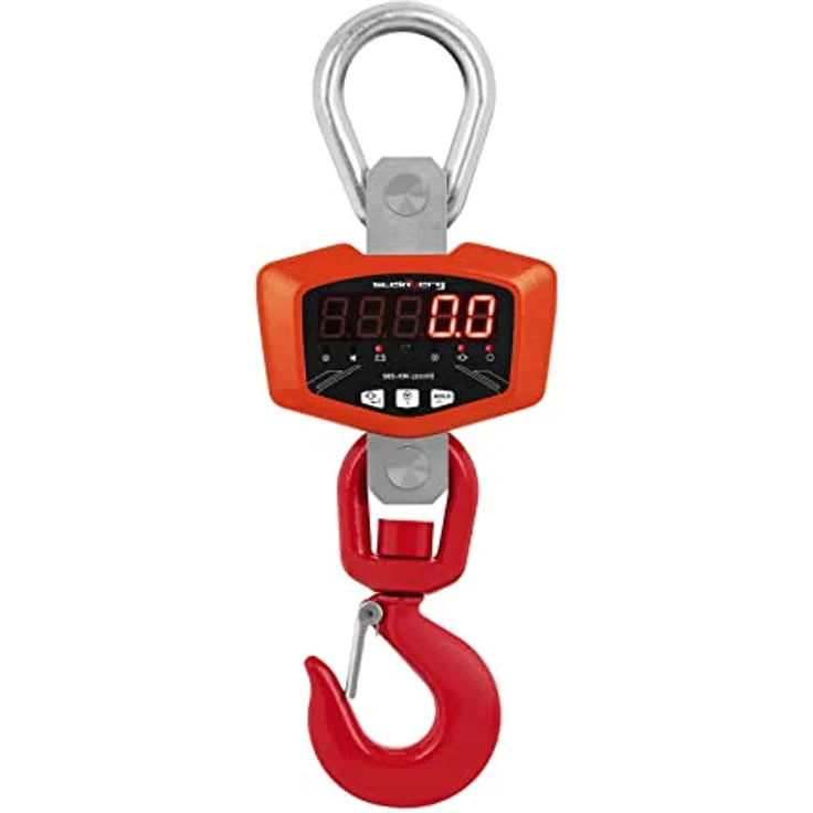 Steinberg Systems SBS-KW-3000KE Kranwaage 3.000 kg / 0,5 kg LED 360 Grad Hängewaage Wildwaage Zugwaage Lastenwaage – Bild 5
