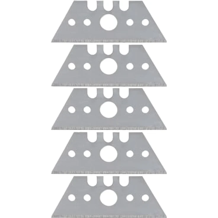 wolfcraft 5 Profi-Trapezklingen in Box 0,50x52mm – Bild 2