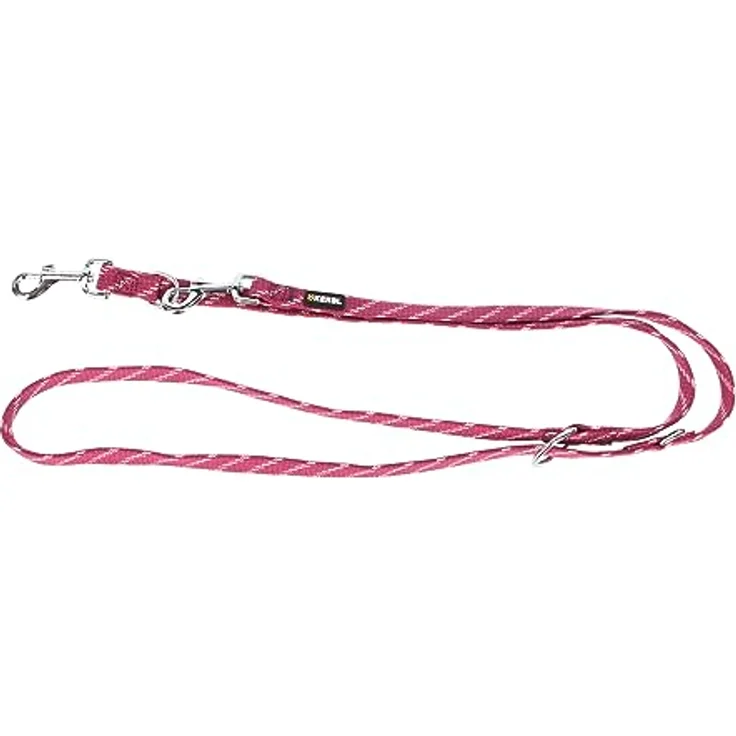 Kerbl Pet Führleine Colorado, Fuchsia, stabil mit verchromten Beschlägen, 25 mm / 200 cm – Bild 2