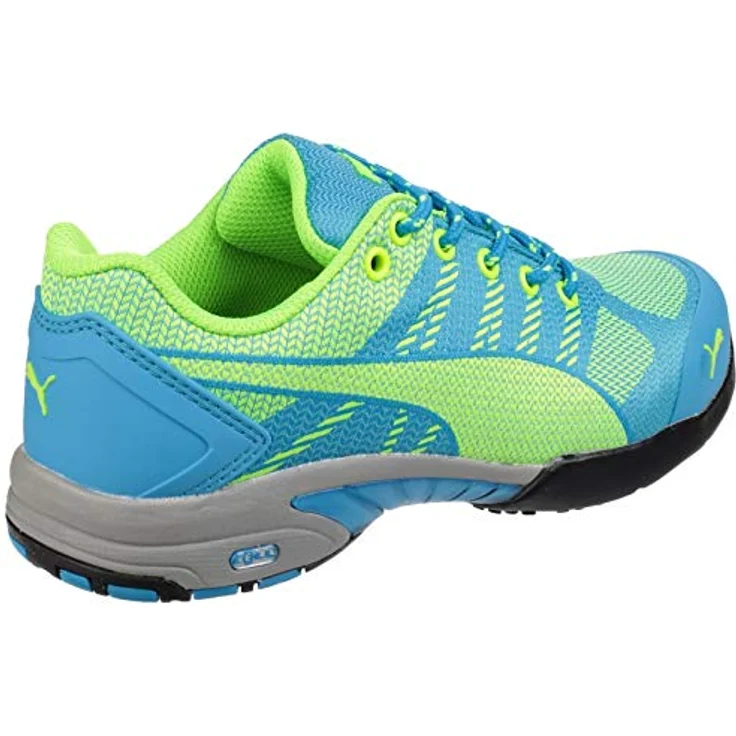 PUMA Celerity Knit Blue Wns Low S1P, Sicherheitsschuh mit FAP® Durchtrittschutz, EVA Zwischensohle, Blau-Grün, Schuhgröße EU 36 – Bild 4