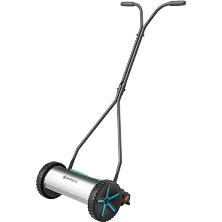 Gardena Spindelmäher Comfort 330, Manuell, für Rasenflächen bis 150 m², präziser Schnitt mit 5 Messern, einstellbare Schnitthöhe