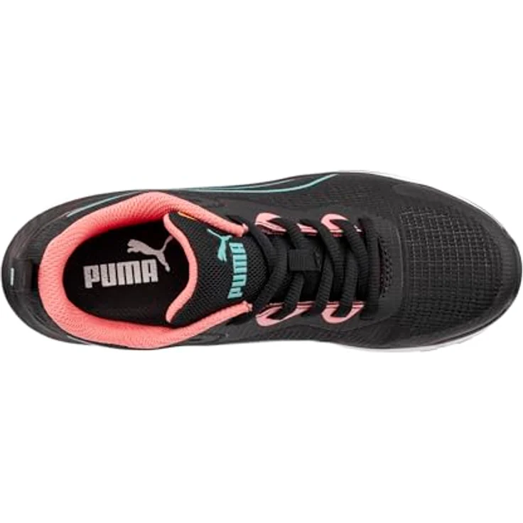 Puma S1PS Celerity Knit, Sicherheitshalbschuh mit Stahlkappe, blau/koralle, Größe 41 – Bild 4
