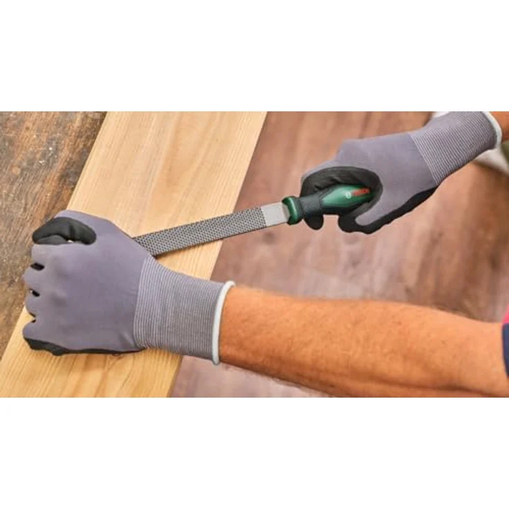 Bosch Home and Garden Flachholzraspel 200mm, langlebige Raspel aus Kohlenstoffstahl mit ergonomischem Griff – Bild 3