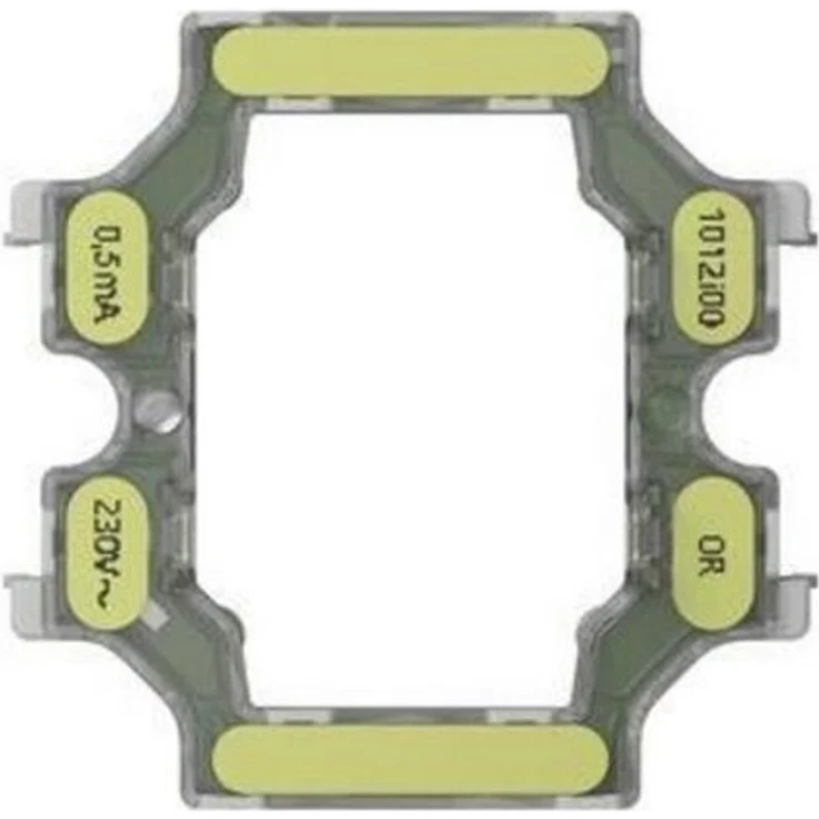 GIRA LED-Bel.el. T1 0,5 mA OR 3791012, Abdeckrahmen mit orangefarbener LED-Beleuchtung