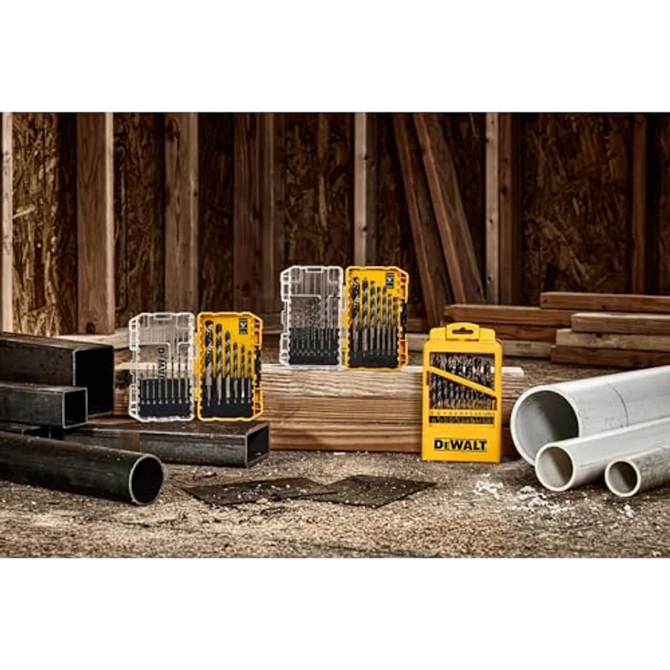 Dewalt DWA1184 Spiralbohrer-Set, schwarz-oxidbeschichtet, HSS, 14-teilig – Bild 6